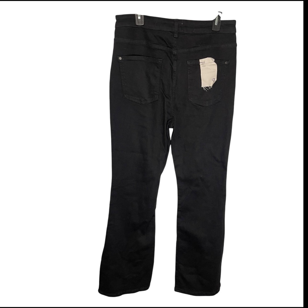 Pilcro 32 Black Flare Jeans High Rise Anthropologie Dark Academia Retro Chic - Picture 3 of 10